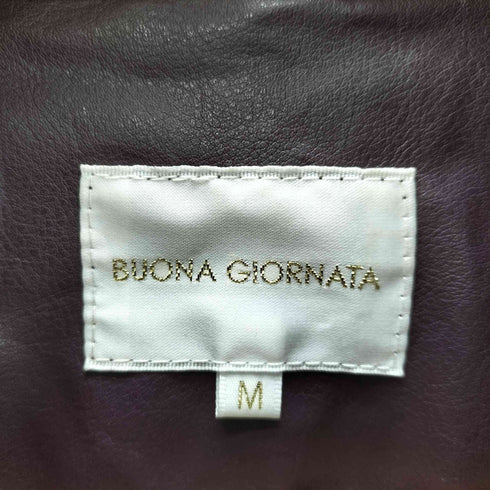 ボナジョルナータ BUONA GIORNATA フェイクレザージャケット レディース JPN:M